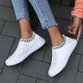 Women's Ultra Light Oversized Running Shoes, Fashionable Fly Woven Breathable Sports Sneakers. 