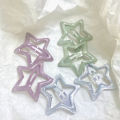 Colorful Star BB Trendy Hair Clips Shiny Cute Fashion Y2k Hair Accessories Barrette Women Simple Kawaii BB Clip Hair Volume Clip. 
