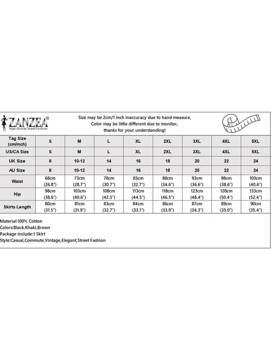 ZANZEA%20%20Elegant%20Cotton%20Midi%20Skirts%20Casual%20Button%20Up%20A-line%20Skirt%20Women%20High%20Waist%20Jupe%202024%20Summer%20Solid%20Temperament%20Falda%20Mujer%20-%20Image%206