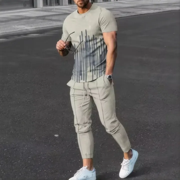 Summer%20Fashion%20Men's%20T-Shirt%20Suit%20Sportswear%203D%20Printed%20Sportswear%20Short%20Sleeved%20T-Shirt%20Long%20Pants%20Street%20Wear%202-Piece%20Set%20-%20Image%204