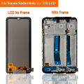 Super AMOLED LCD For  Redmi Note 11 LCD 2201117TG LCD Display Touch Screen Digitizer Assembly For Redmi Note 11S LCD. 