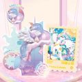 My Little Pony Blind Box Magic Doll Cartoon Creative Eraser Sparkling Space Princess Doll Girl Play House Toy .