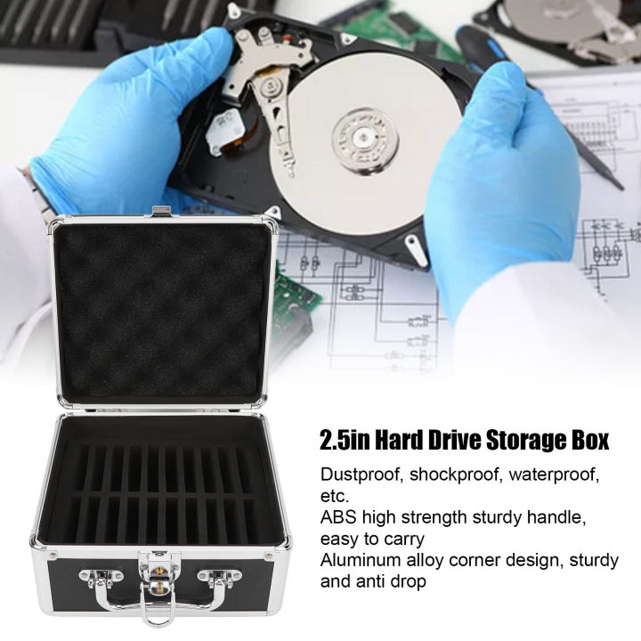 2.5in%20Hard%20Drive%20Storage%20Box%20Convenient%20Handle%2020%20Bays%20Hard%20Drive%20Case%20Aluminum%20Alloy%20Security%20Lock%20Double%20%20for%20Home%20-%20Image%203