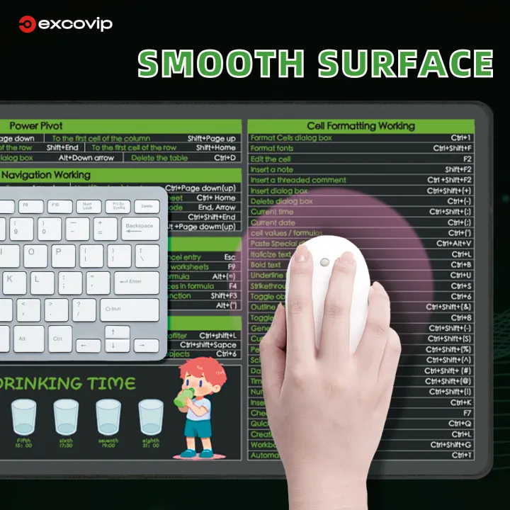EXCO%20Excel%20Mouse%20Pad%20Large%20Shortcuts%20Keyboard%20Mousepad%20Office%20Cheat%20Sheet%20Desk%20Mat%20with%20Stitched%20Edge%20Non-Slip%20Rubber%20Base%20-%20Image%204
