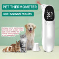 Contact Infrared Pet Ear Thermometer | Medical-Grade Electronic Thermometer for Dogs & Cats Home Veterinary Use. 