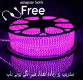 Purple Pink LED Rope Ceiling Strip Room Decoration LIGHT, Flexible,Easy to Install With Double Tape,elfi Or Wire Clips,SMD Waterproof With All Sizes,Party lights. 