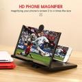 3D Magnifier Video Mobile Screen HD View 3D Glass For Smartphone.