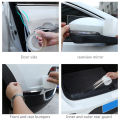SEAMETAL Transparent Sticker Car Door Edge Protector Door Sill Anti-collision Strip Car Protective Film for Styling Mouldings. 