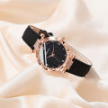 Womens Watches 5Pcs Set Luxury Rhinestone Women Fashion Elegant Wristwatch Quartz Watch For Girl WristWatch Bracelet Gift. 