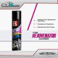 BOTNY Tyre Rejuvenator Cleaner | Tire Foam | Tire Shiner – 650ml | Tyre Polish Spray | Black Tire Restorer. 