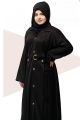 front open coat abaya with pockets stylish and unique. 