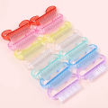 1/21/50Pcs Plastic Nail Brushes Mix Color Nail Hand Scrubbing Cleaning Brush Dust Cleaner Nail Art Manicure Soft Remover Tools. 