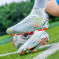 Football Shoes Men X2308 White TF/FG Original Professional Youth Anti-slip Indoor Fast Soccer Outdoor Training Football Sneaker. 
