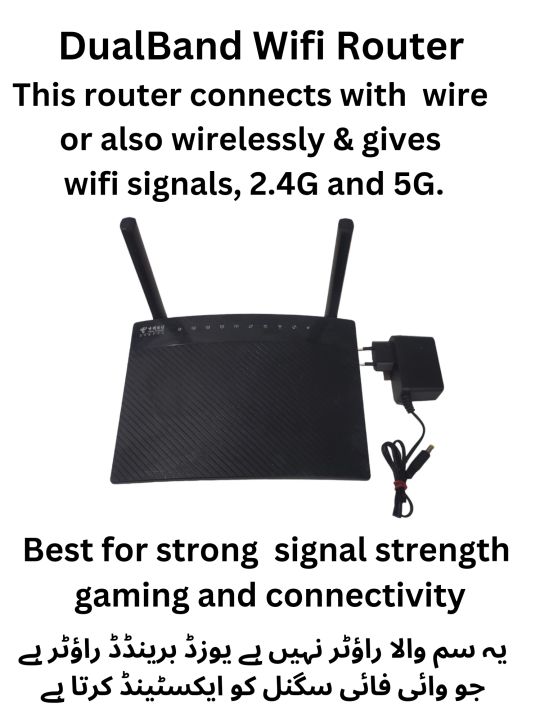 Tenda AC9 Used branded DualBand WifI Router, DualBand Wifi Extender, Tenda 2.4G or 5G wifi signal supported Router, this Router connect with wire or Without wire trough wirelessly