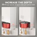 Multipurpose Kitchen Cabinet Wall mounted Spacesaving for Large Storage. 