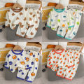 Cute Bear Print Baby Clothing Set Children Long Sleeve+ Pants Two Pieces Suit Kids Cotton Pullover Top Tee Girl Boy Casual.