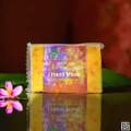 Hand made real saffron goat milk bar soap 90 gm beauty soap. 