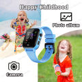 Children's Smartwatch Boy and girl HD Call LED Flashlight SOS LBS Location Waterproof Alarm Clock Step Count Smart WatchHT30.