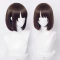Cosplay Megumi Kato Wig for Women Cosplay Wig Anime  How to Raise a Boring Girlfriendfor Dark Brown Bob Halloween Party. 