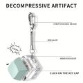 Keyboard Key Toy Party Stress Relief DIY Fidget Button Keycap Fidget Keychain Keyboard Keychain Toys Finger Keyboard.