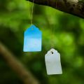100 Pcs Hanging Colorful Garden Tags with String, Writable Marking Label, Waterproof PVC Plastic Tag for Plant, Flower, Tree, Bonsai, Orchid & Outdoor Gardening, Plants Name Tags Labels Marker Nursery & Greenhouse From Green Messenger (3 Different Size). 