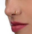 Zircon Hoop Earrings Piercing Nose Ring-. 