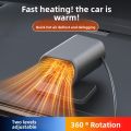 12V Winter Car Heater with Defrost And Defogger With Adjustable Suction Cup Mount Perfect For Cold Weather Driving And Travel.