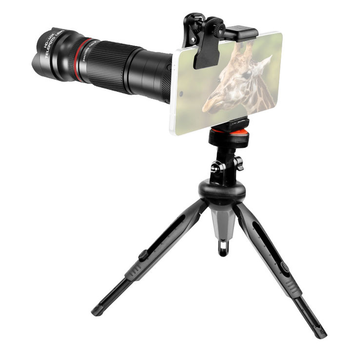40X%20Zoom%20Lens%20with%20Tripod%20Phone%20Telephoto%20Lens%20Phone%20%20Phone%20Camera%20Lens%20for%20Hiking%20Camping%20Wildlife%20Observation%20Moon%20-%20Image%202