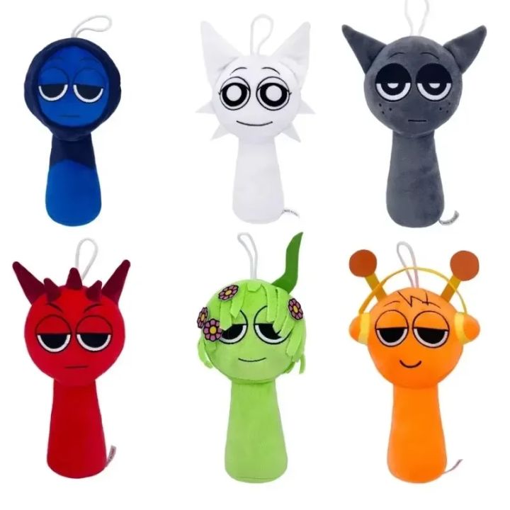 25styles Sprunki Plush Toys Sprunki Incredibox Plush Doll Sprunki Game Pillow Kids Birthday Gifts Stuffed Dolls Christmas Gift
