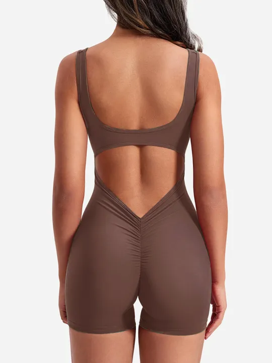 2024%20Summer%20New%20Women's%20Yoga%20One%20Piece%20One%20Piece%20Vest%20Sleeveless%20One%20Piece%20Sports%20Shorts%20Fitness%20Sports%20One%20Piece%20-%20Image%204