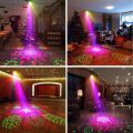 Disco Party Light DJ Laser Projector Light RGB Disco LightRed and Green Pattemn Light Strobe Light for Home RoomDance Party Birt. 