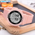 Watch For Women Girls 50M Waterproof SYNOKE Brand Silicone Female Watch Student Digital Watches Clock. 