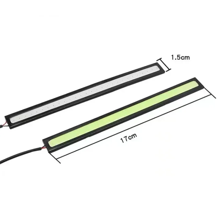 2pcs%2017cm%20COB%20DRL%20LED%2012V%206000K%20Waterproof%20Daytime%20Running%20Light%20Auto%20Strip%20Light%20%20Fog%20Lamp%20Car%20motorcycle%20Styling%20Led%20DRL%20Lamp%20-%20Image%204
