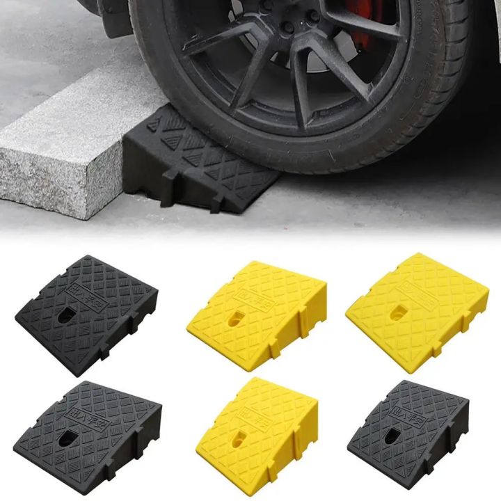 Portable Car Wheel Ramps7/11/13cm Height Heavy Duty Anti-Slip Threshold ...