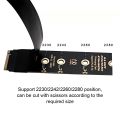 5-1SET 5-M.2 NVMe To Oculink SFF-8611 SFF-8612 Laptop External Graphics Card Extension Cable for Stable Transmission in Gaming.
