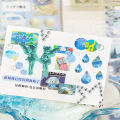 Mr.Paper kawaii Momentary flash frame cut film sticker book scrapbooking sticker Children's Gift for Student stationery supplies. 