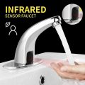 Touchless automatic basin mixer Sink mixer tap handsfree with sensor for kitchen and washroom. 