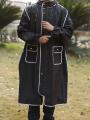 Long raincoat full body rainstorm proof electric bicycle single female male fashion student battery bike  poncho. 