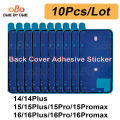 10Pcs Back Cover Adhesive Waterproof Seal Sticker for iPhone 14 15 16 Pro Max Plus Rear Side Seal Tape Glue Repair Sticker. 