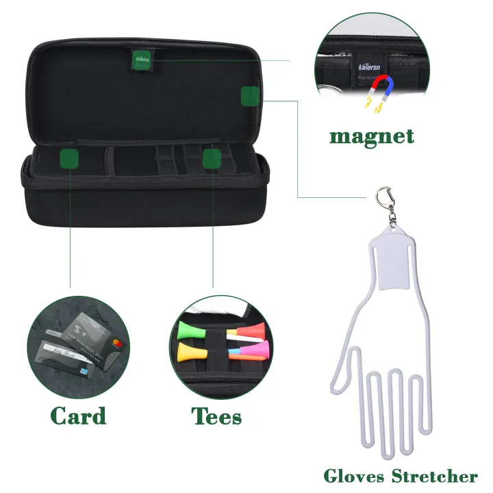 Golf%20Bag%20Organizer%20Water-Resistant%20Protective%20Hard%20Case%20for%20Balls%20Tees%20Ball%20Markers%20Repair%20Tools%20And%20Golf%20Essentials%20Removable%20G%20-%20Image%204