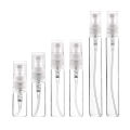 Best Selling 8 Pack 2/3/5/10ml Mini Clear Glass Perfume Bottle Refillable Perfume Bottle Sprayer Portable Travel.