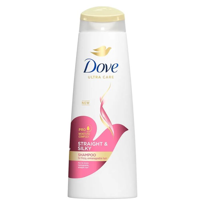 International Thailand Product Dove Ultra Care Straight & Silky Shampoo Used For male /Female-330Ml