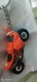 unique design PVC bike keychain for keys bags purse zipper wallet. 