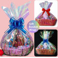 1 Roll Iridescent Cellophane Wrap for Baskets Wrapping Paper Holographic Cellophane Wrap Roll for Floral 32in X 50 Ft.