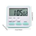 Silent Timer Small Digital Clocks Student Bedroom Study Timer Alarm for Kids Adults Boys Girls Classroom Grilling Baking Meeting. 