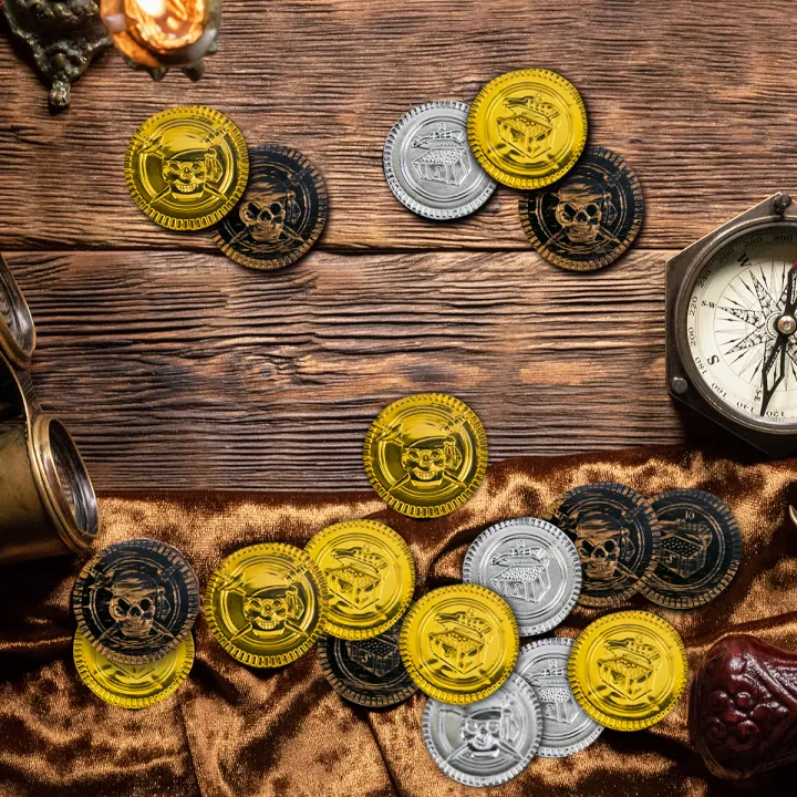 30pcs%20Pirate%20Gold%20Coins,%20Silver%20Coins%20Copper%20Coins%20Gemstones%20Children's%20%20Halloween%20Props%20Plastic%20Fake%20Gold%20Acrylic%20Toys%20-%20Image%204