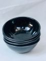 Black color Melamine Bowl 4 pcs Mesium size 7 inch. 