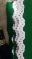 Emerald Elegance: Green Short Shirt with Plazo and White Lace Work. 