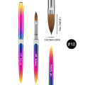 Kolinsky Nail Brush for Manicure Gel Brush for Nails Art Brush 3D Acrylic Liquid Powder Carving Gel Brush Liner Drawing Pen. 