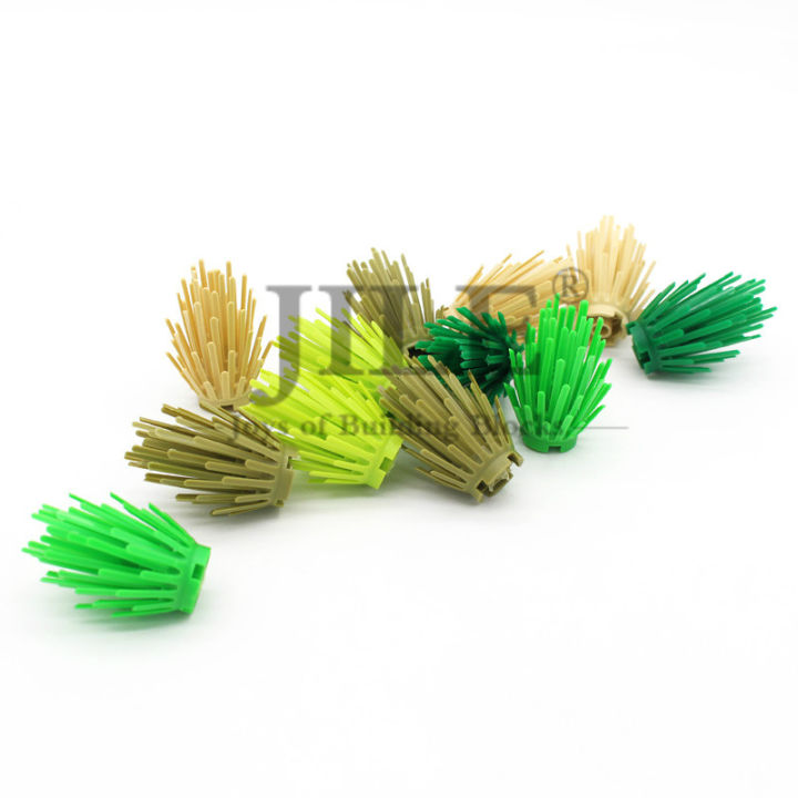 30pcs Moc Plant Prickly Bush 2x2x4 Building Blocks 6064 Garden Grass ...